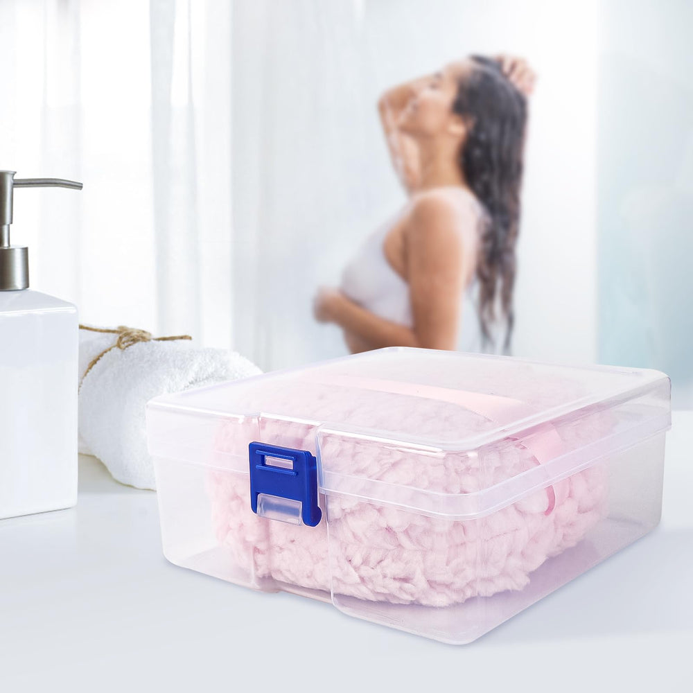 Puff in use on skin for smooth dusting and even coverage