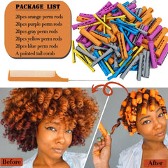 WSTAR gray perm rod suited for smooth, natural curls.