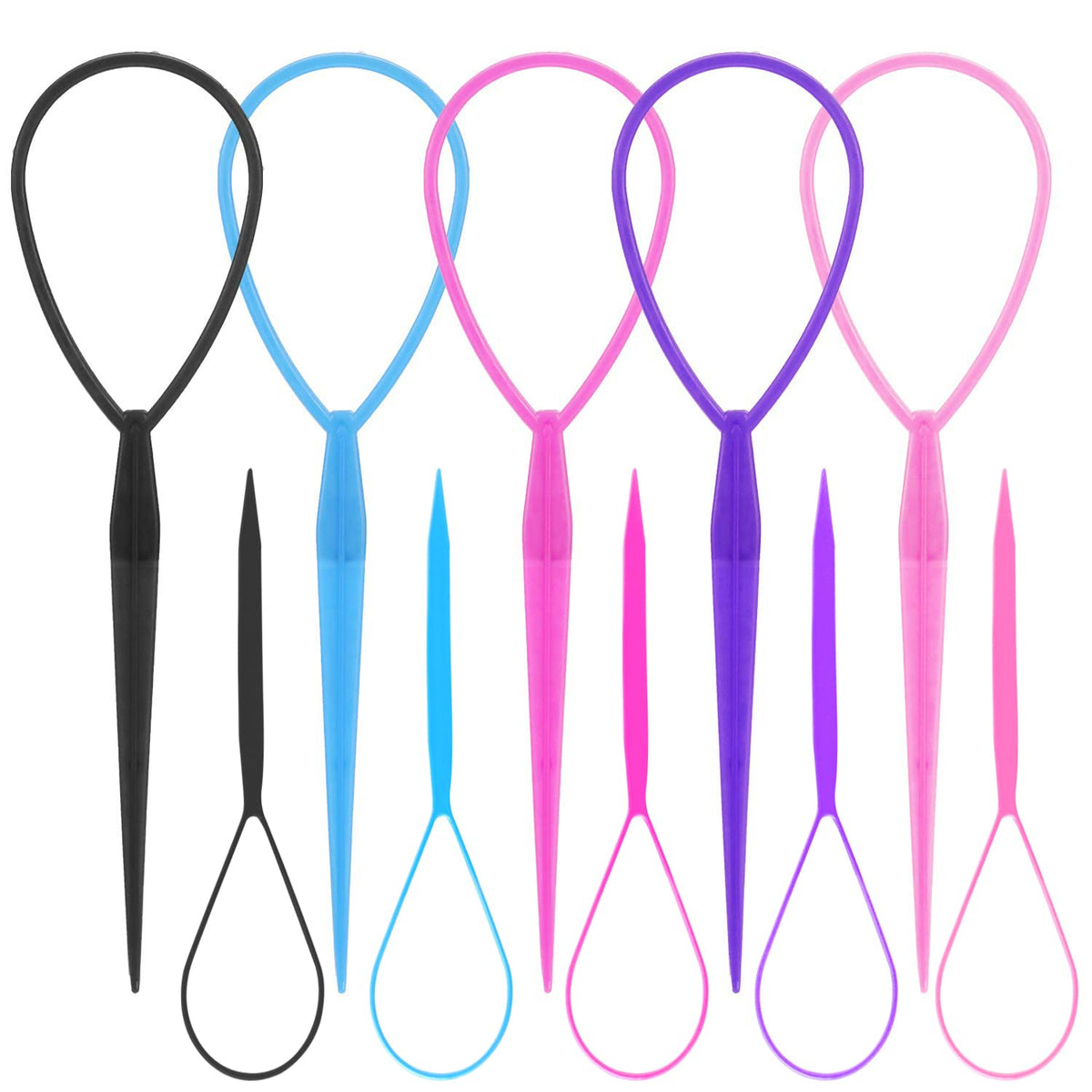 WSYUB accesorios para trenzas en colores vivos para peinados rápidos.