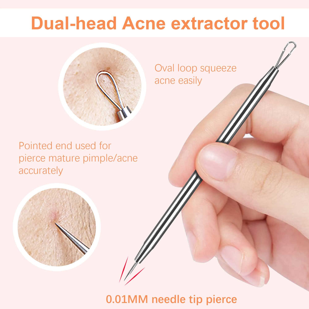 WSYUB curved hook tweezers reach stubborn areas around the nose with control.