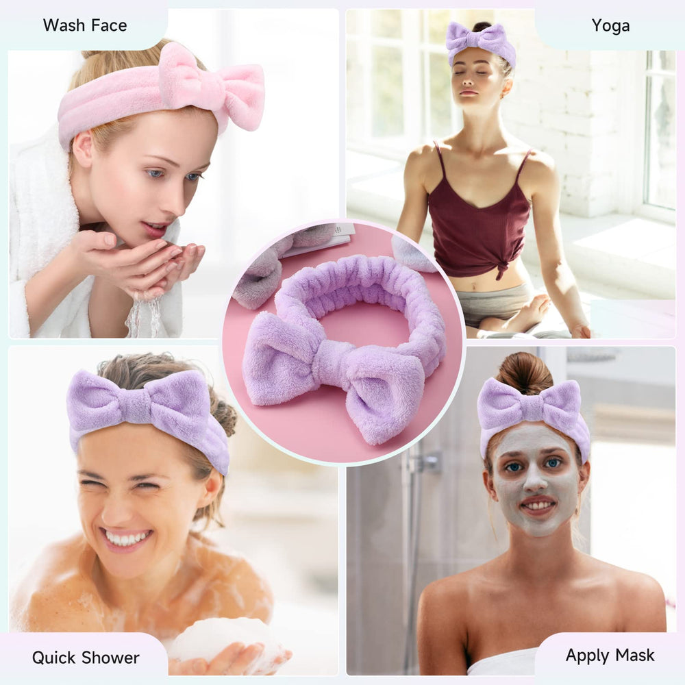 Diadema WSYUB Spa de microfibra suave y absorbente