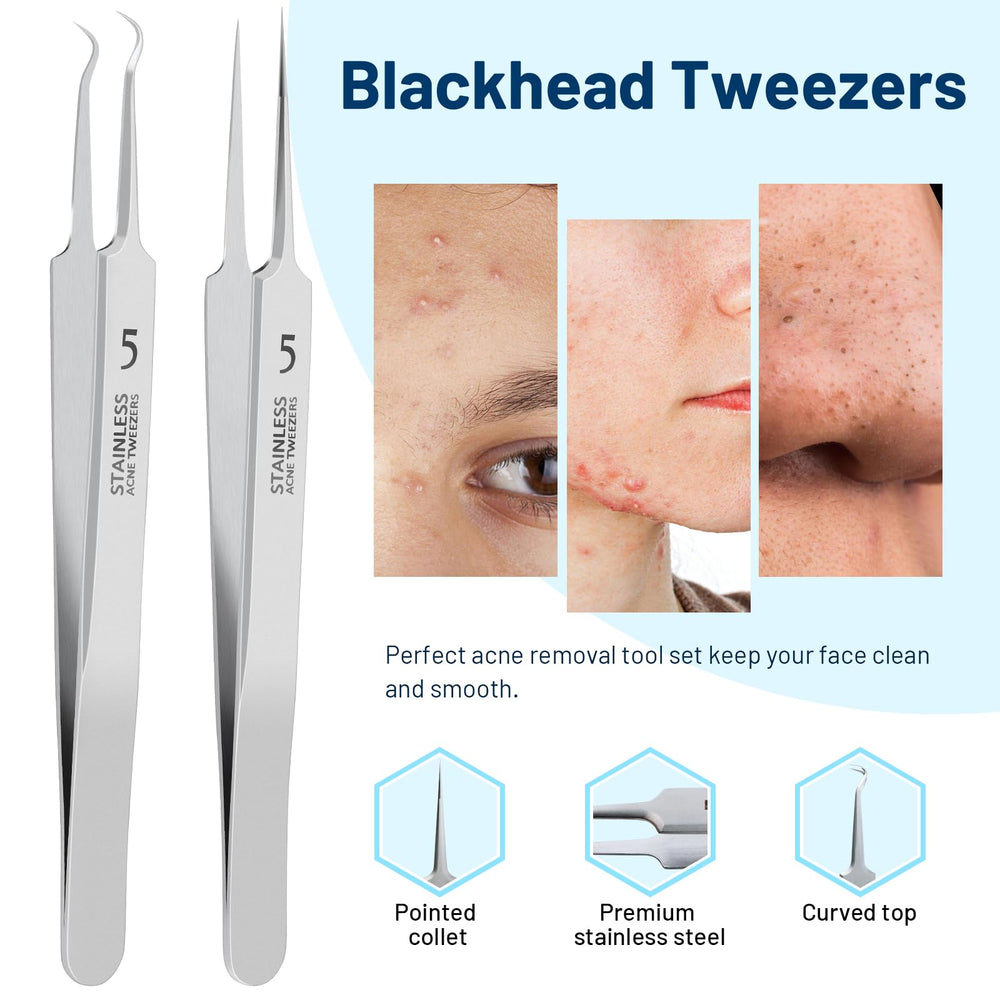 WSYUB pink ingrown hair tweezers for shaping eyebrows and gentle removal