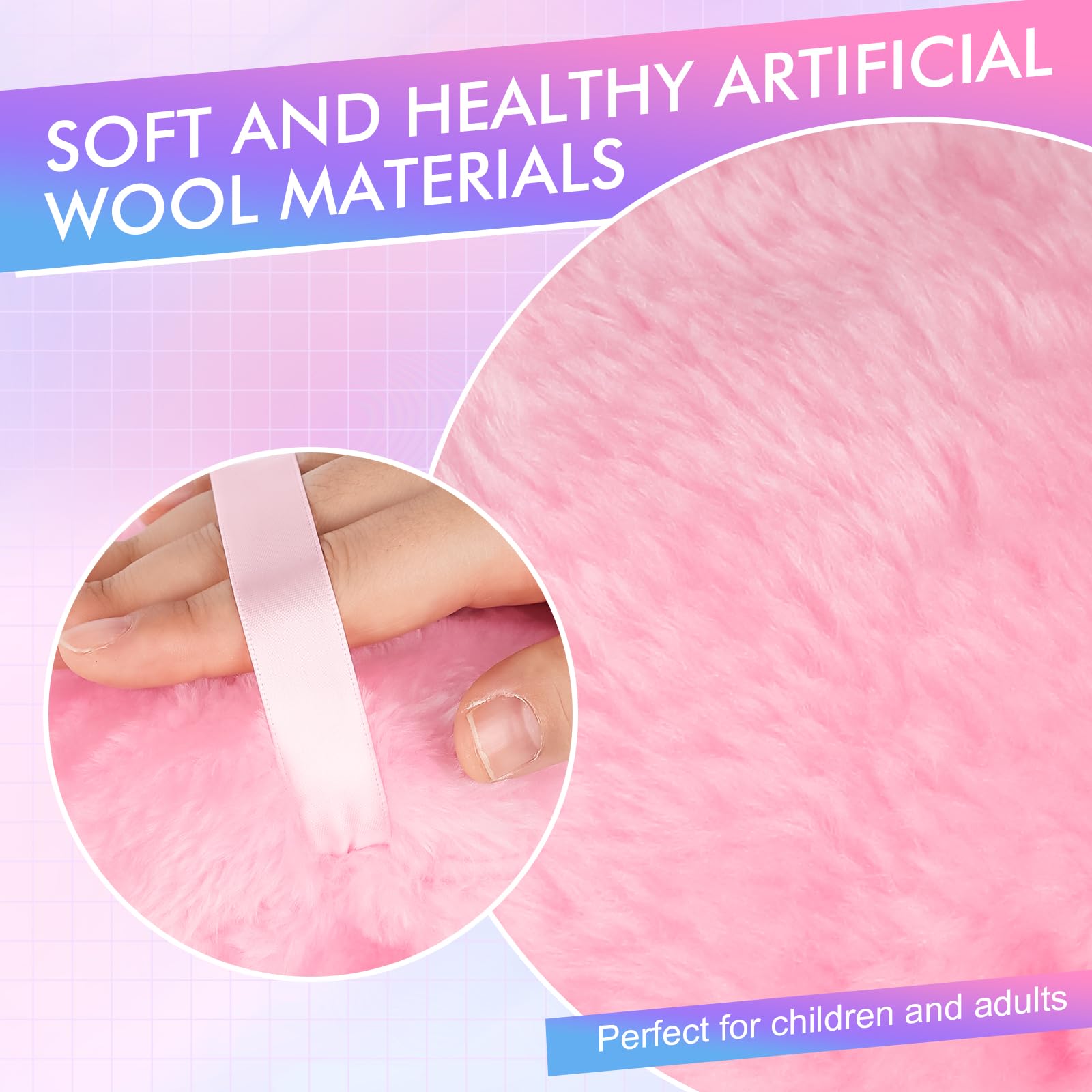 WSYUB Powder Applicator Puff versatile for body and face powder