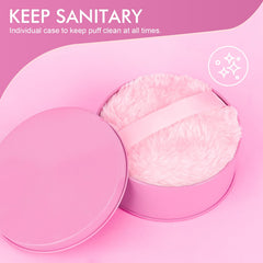 WSYUB powder puff texture close-up highlights skin-friendly plush surface.
