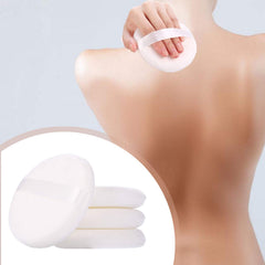 Demonstrates powder-holding capability for even coverage using WSYUB puff.