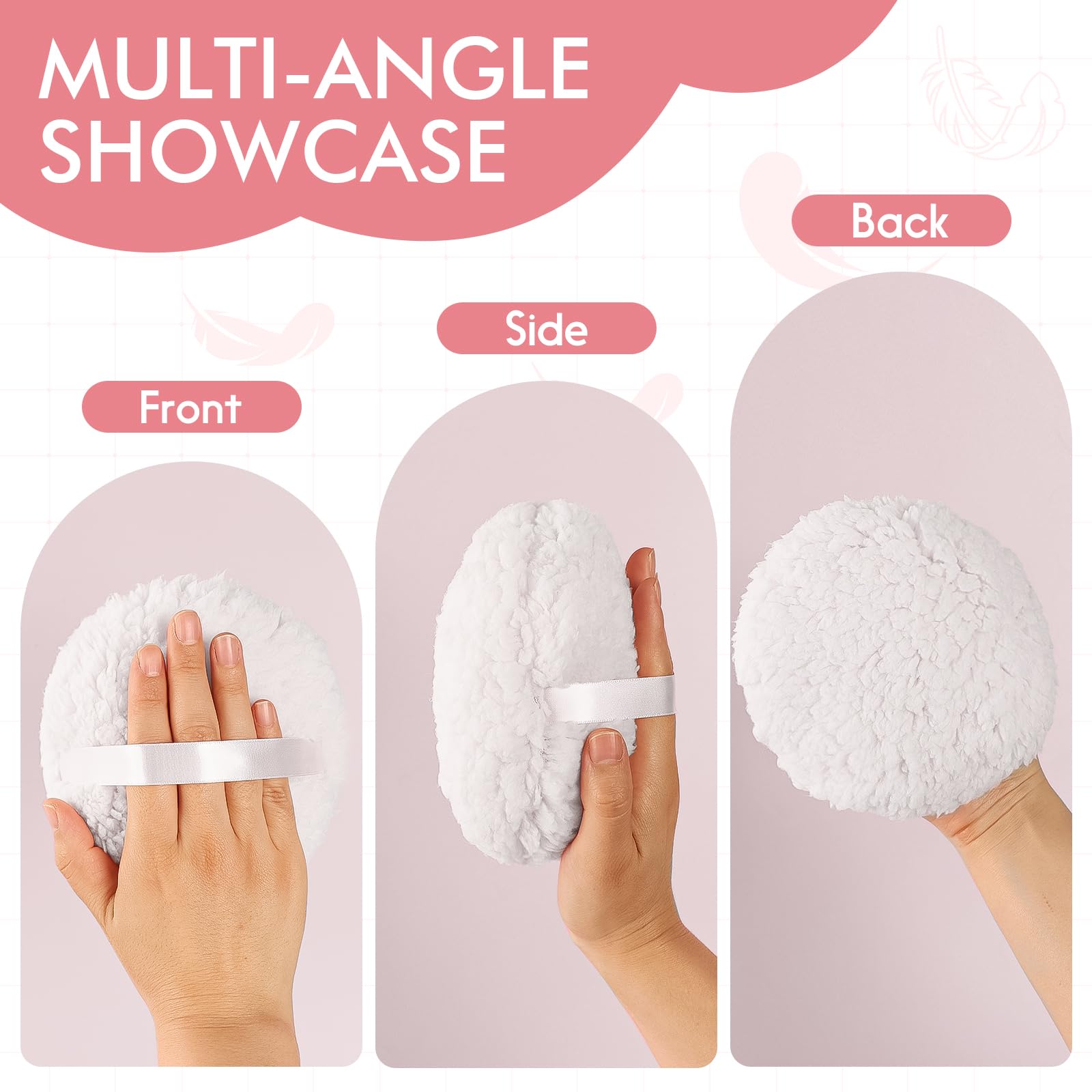 WSYUB soft plush puff feels gentle on skin