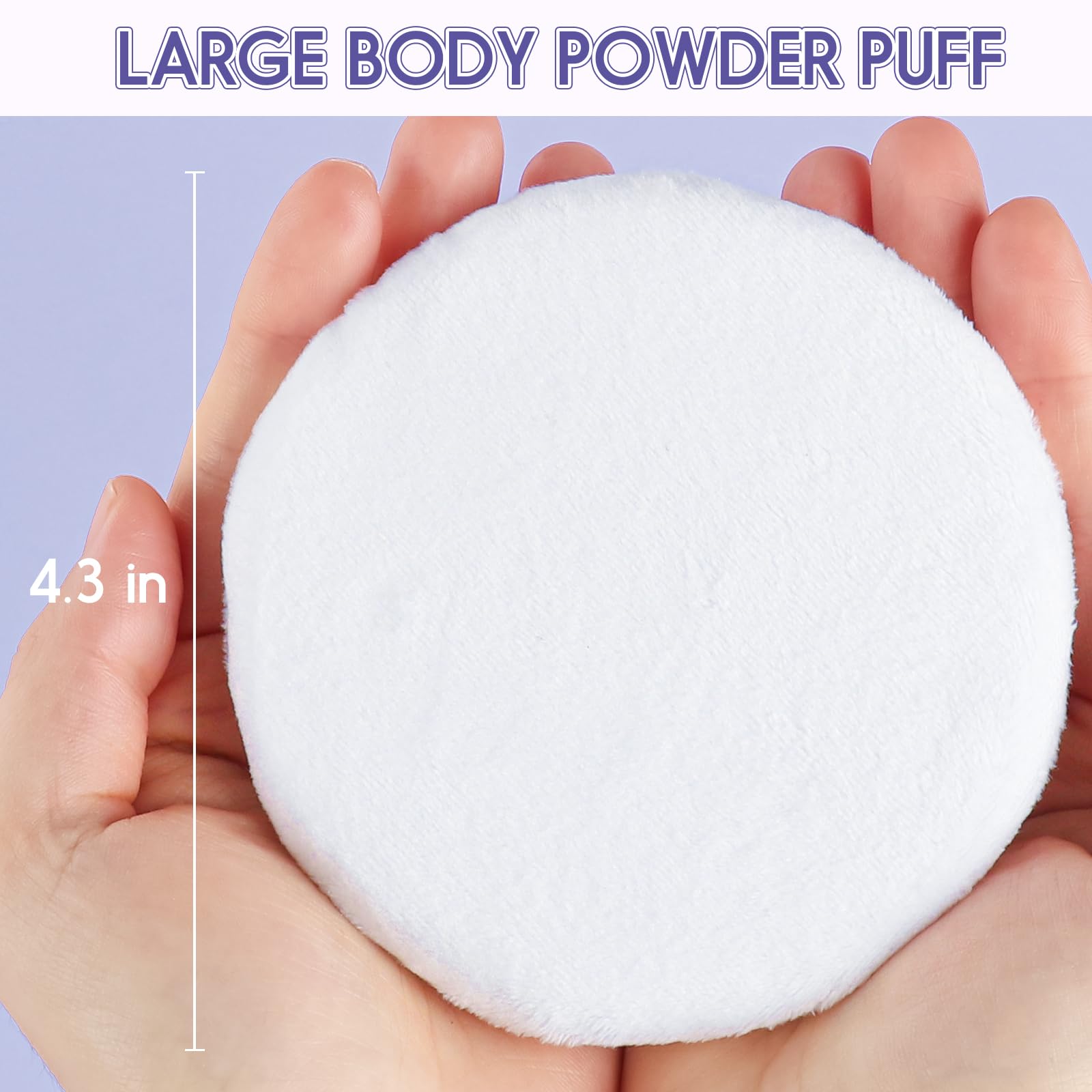 WSYUB velour-soft puff provides gentle skin feel during use