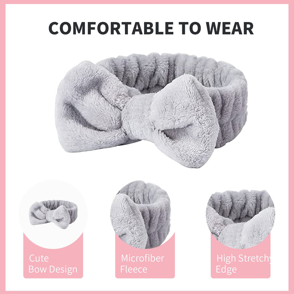 WSYUB Spa Headband adjustable elastic fits adults and kids comfortably.