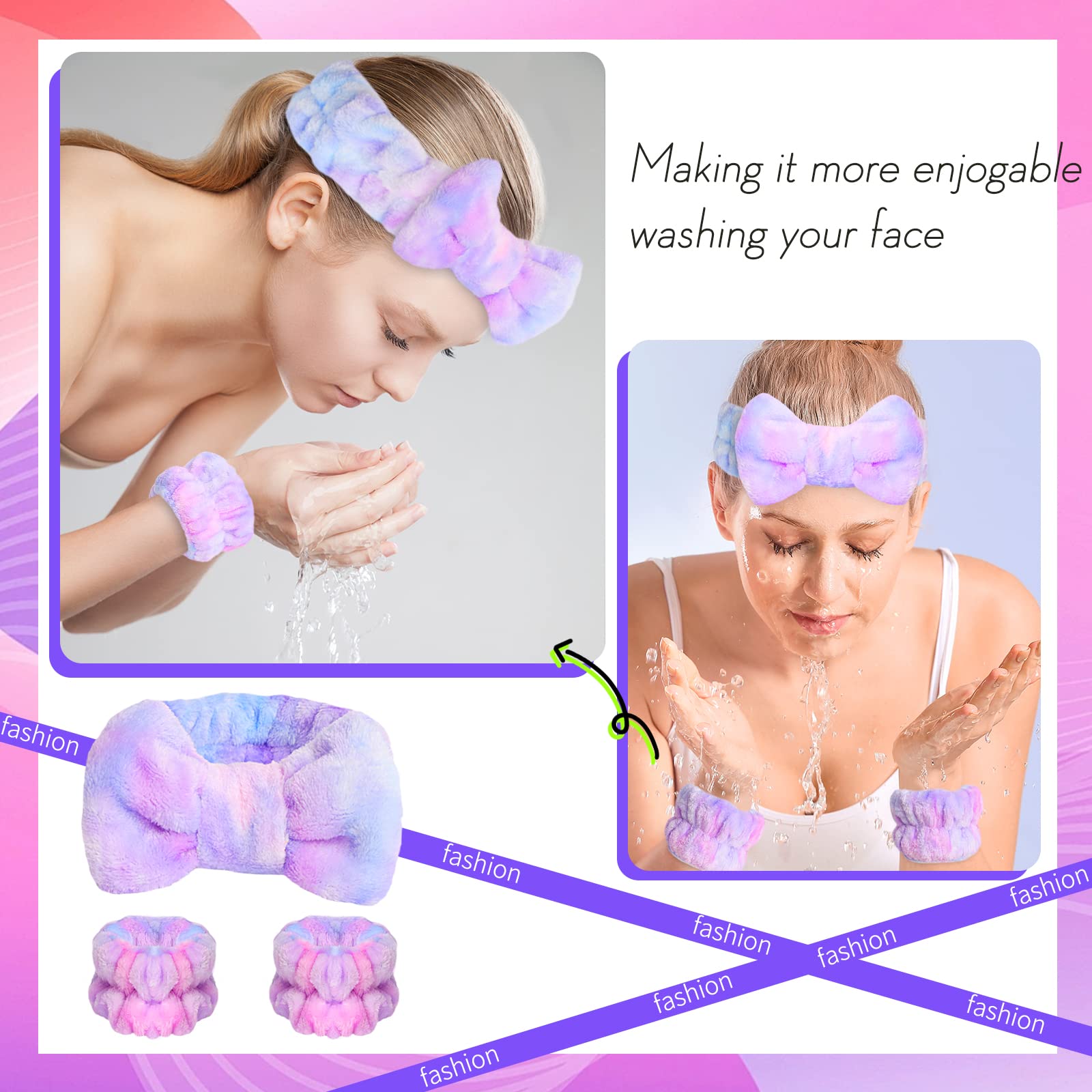 WSYUB plush headband detail showing soft nap and comfortable stretch