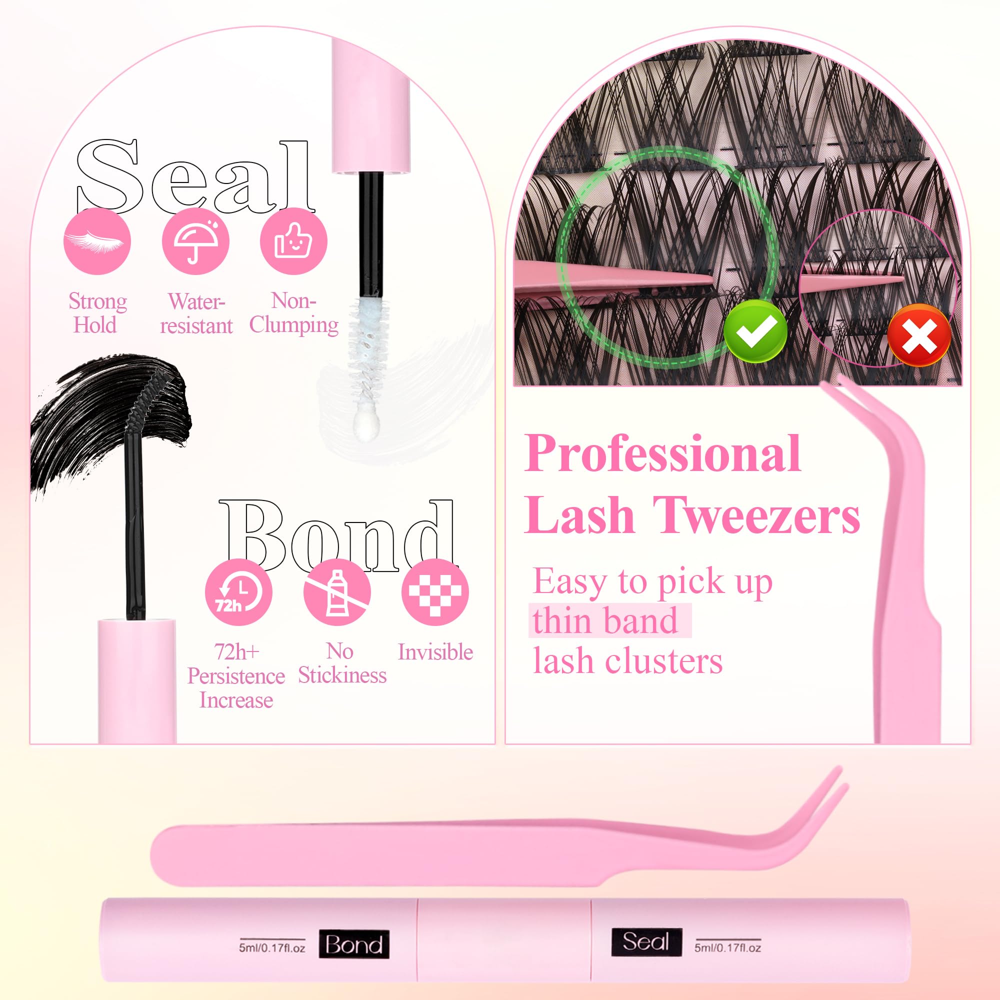 Wtvane Lash Clusters Kit after-sales support backs your purchase with care.