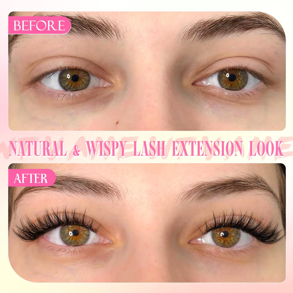 Wtvane Lash Clusters Kit lash bond and seal ensures secure, long-lasting adhesion.