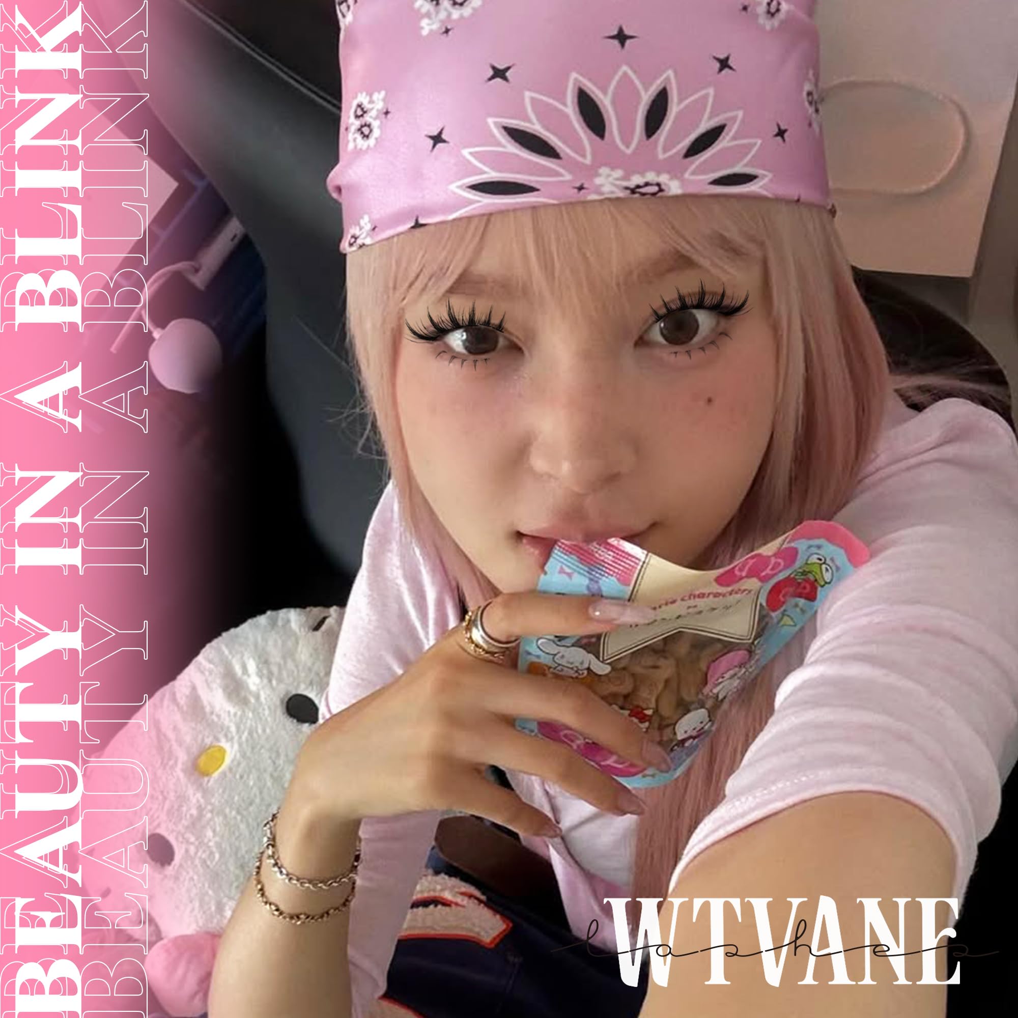 wtvane soft pbt fiber lashes are lightweight for comfortable wear
