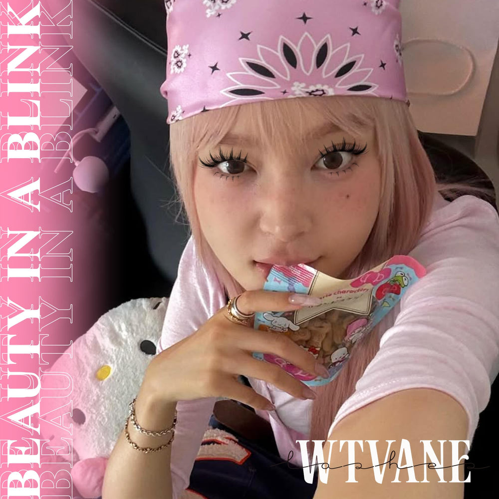 wtvane soft pbt fiber lashes are lightweight for comfortable wear