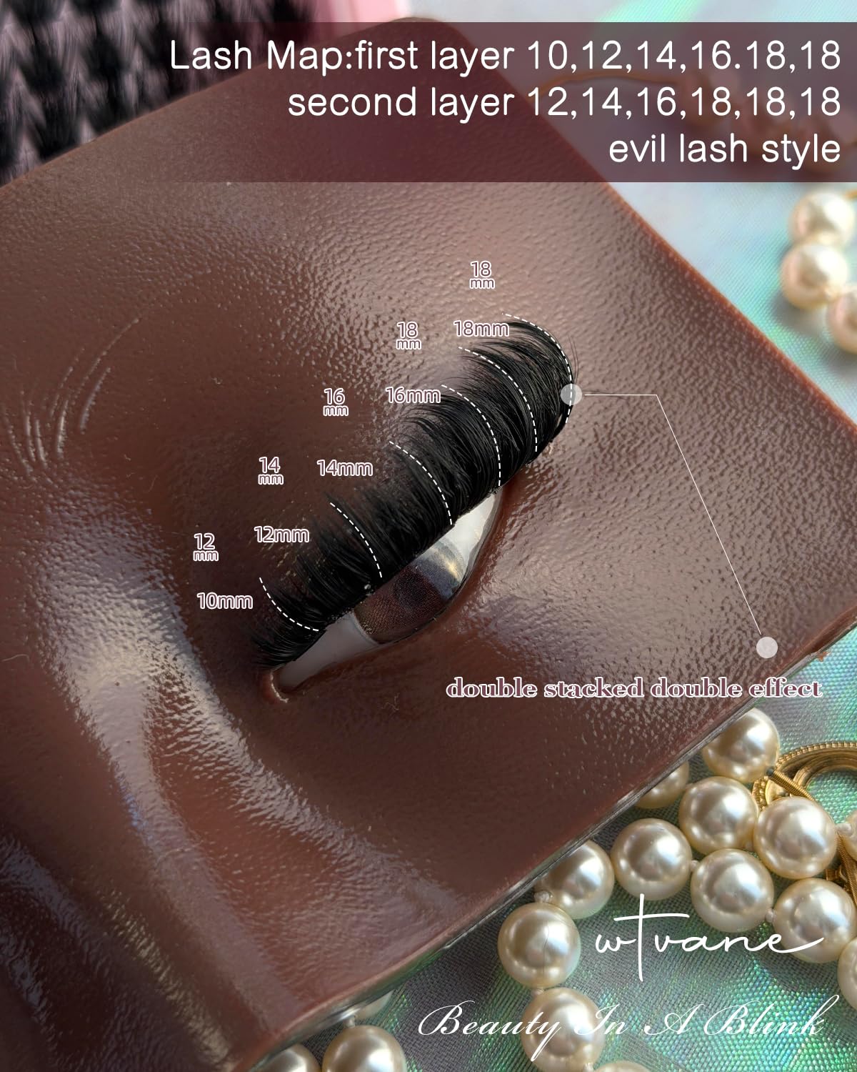 Wtvane universal fit lashes suit most eye shapes for seamless look.