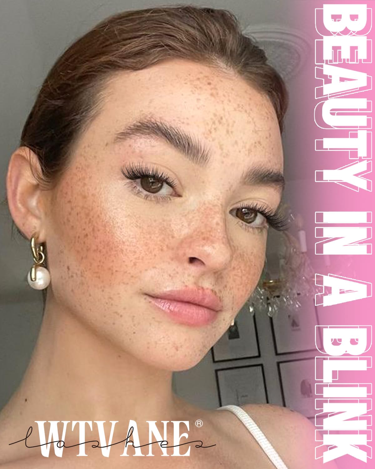 wtvane wispy lash clusters invisible band blends seamlessly with lashes
