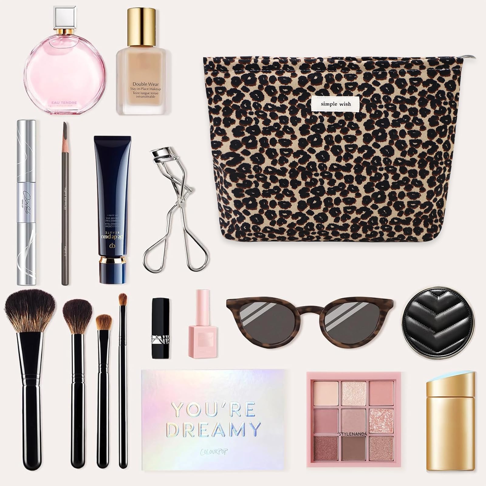 Interior organization for cosmetics and small items in the Wudygirl bag