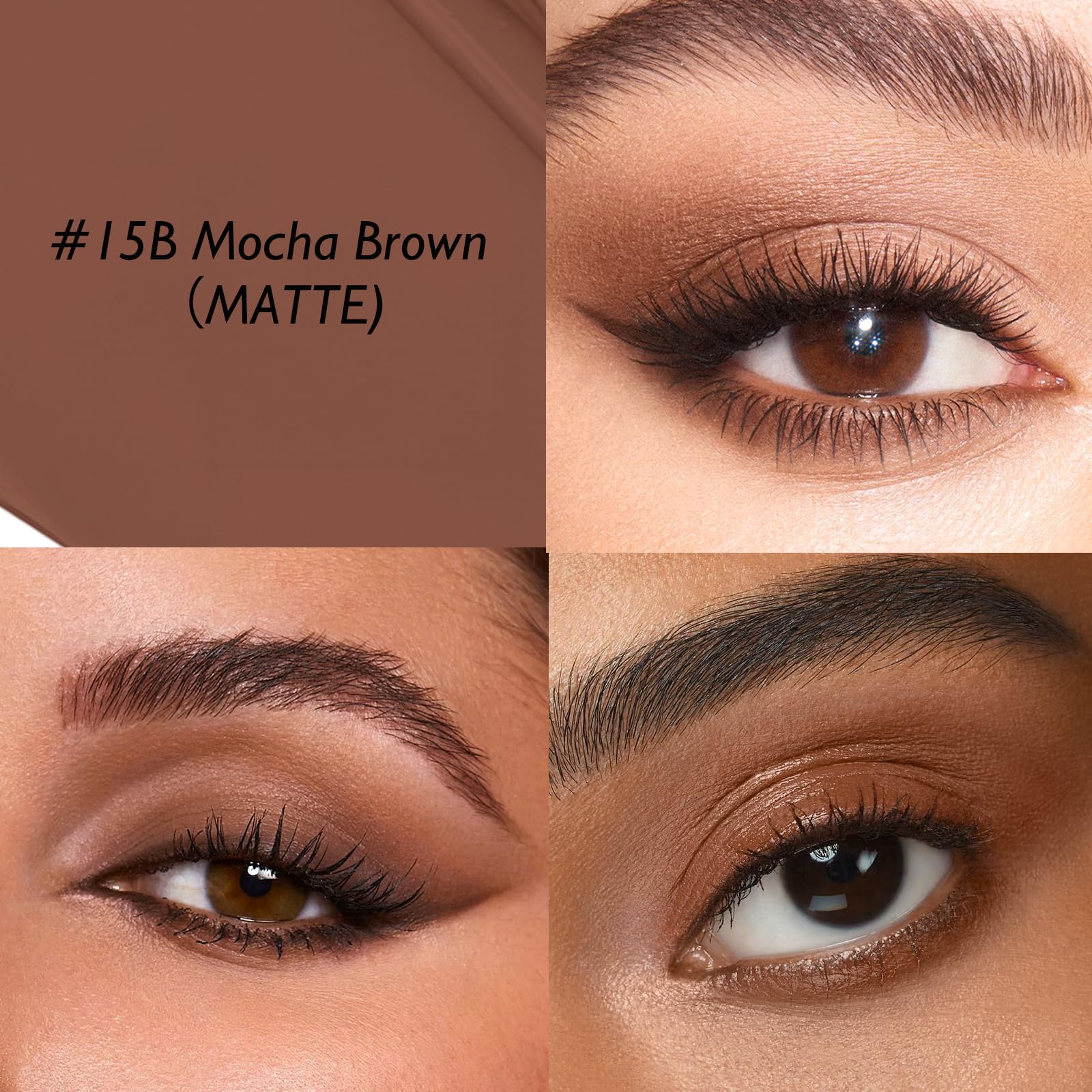 Wugbc eyeshadow stick glide-on application demonstrates easy blending with fingertip or brush.