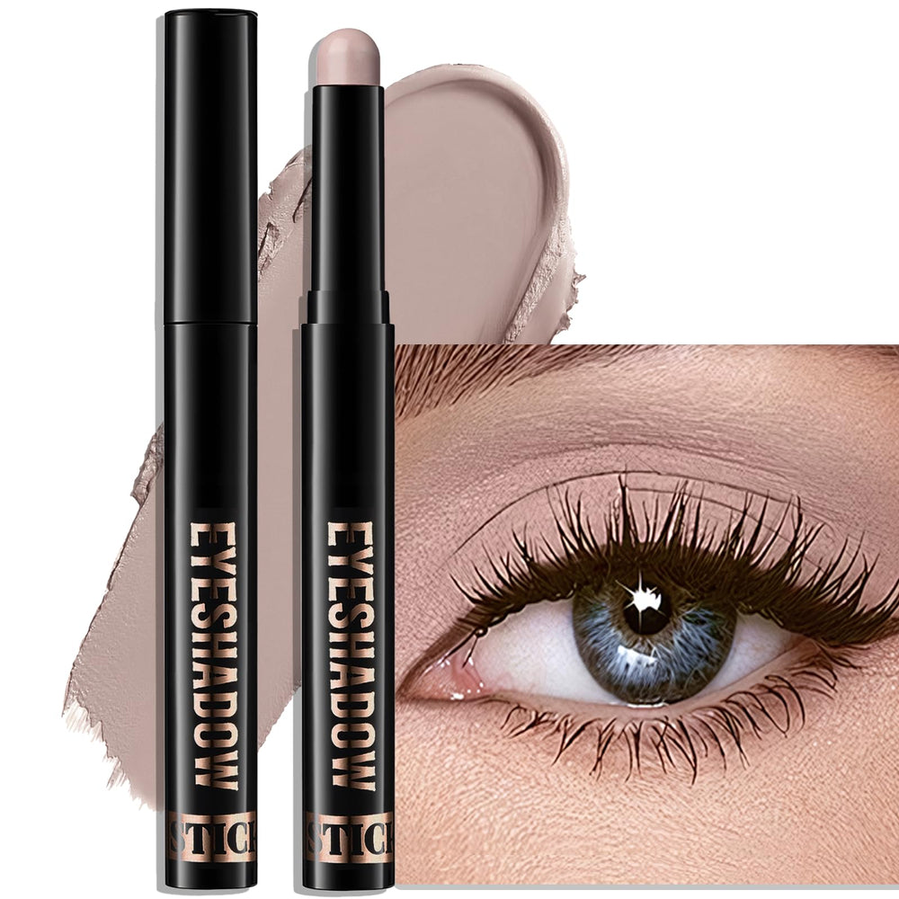 Wugbc Eyeshadow Stick Light Taupe cap close-up showing smooth, creamy glide.