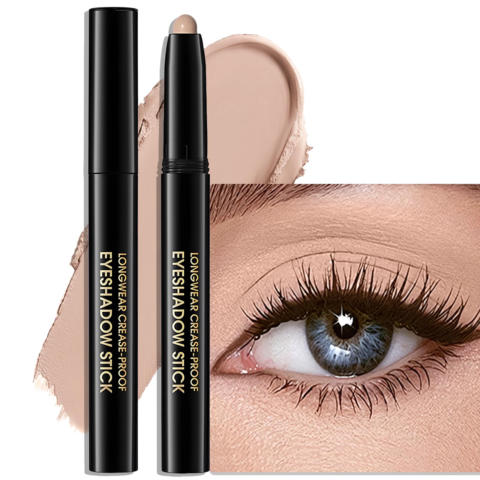 Wugbc Eyeshadow Stick Nude Base for quick, seamless daytime looks.