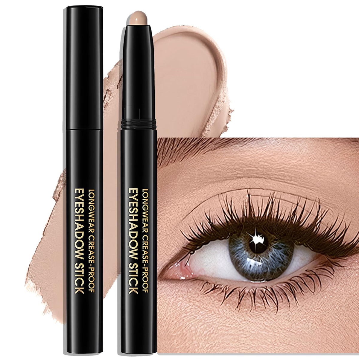 Wugbc Eyeshadow Stick Nude Base for quick, seamless daytime looks.