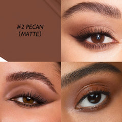 Wugbc pecan shade swatch on arm shows buildable intensity