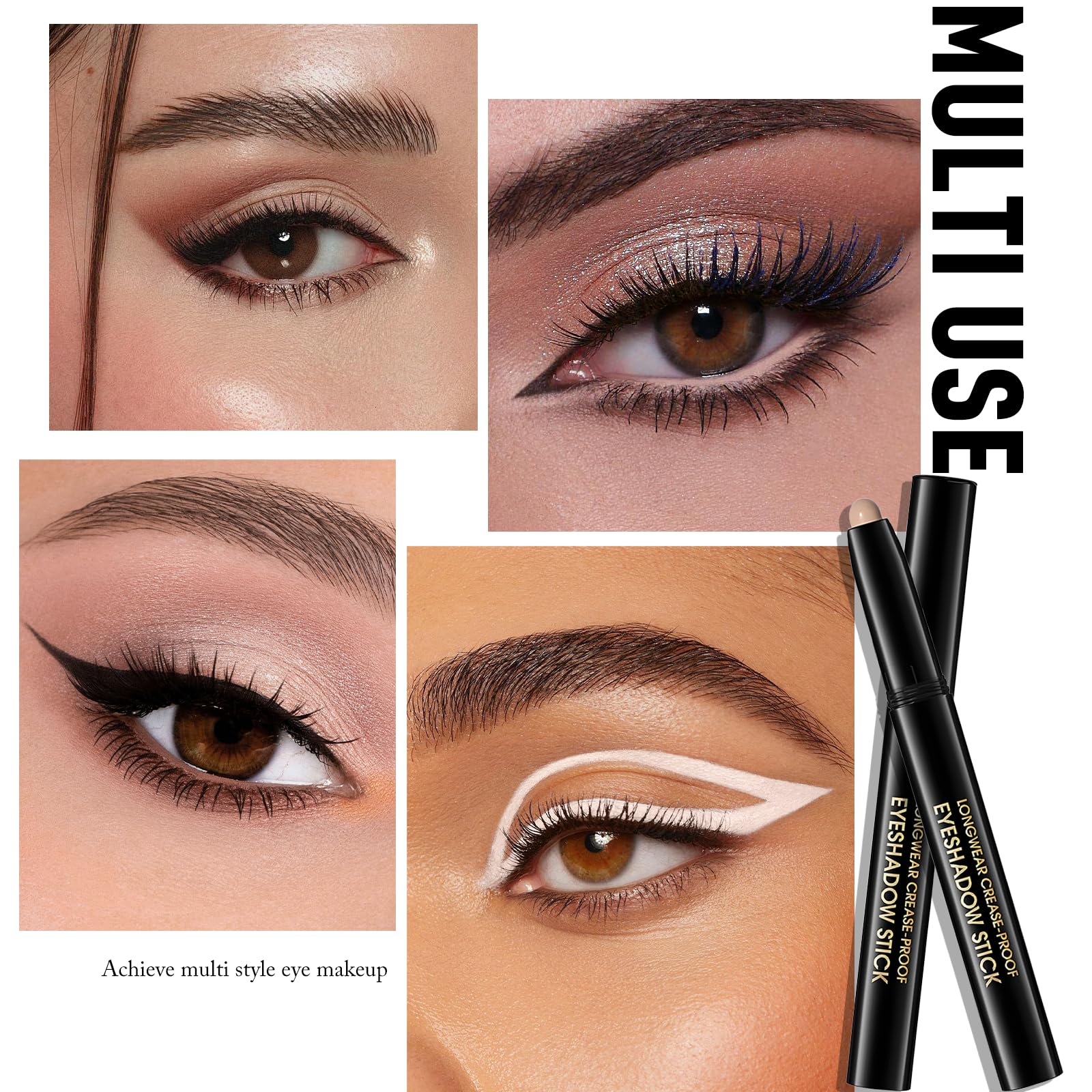 Wugbc Eyeshadow Stick Travel-Ready compact for on-the-go looks.