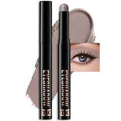 Wugbc matte eyeshadow stick in gray-cream for crease-proof daily color.