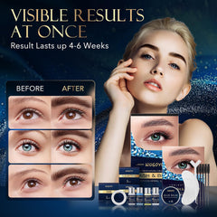 WUGOYU Lash Lift Kit perming lotion emphasizes gentle curling for natural volume.