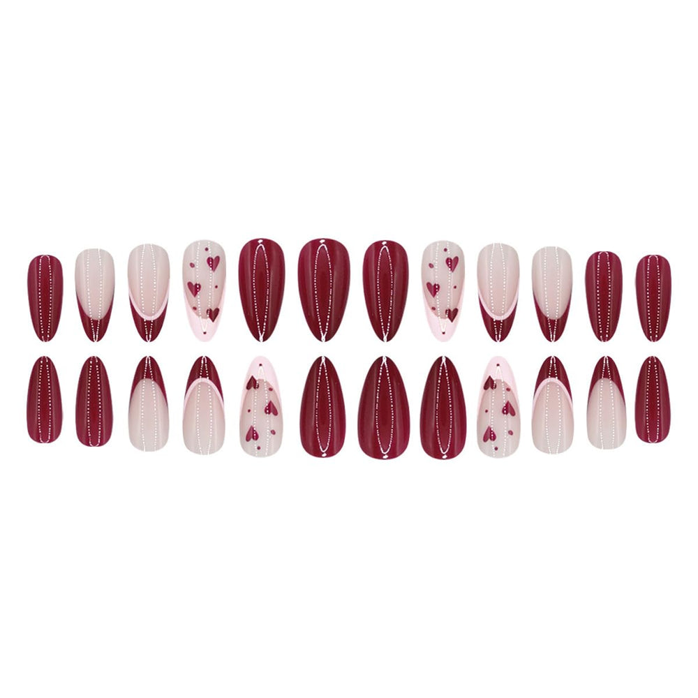 Uñas de cobertura completa WUHCIM, acabado elegante y resistente