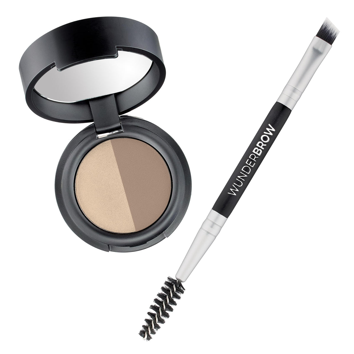 WUNDERBROW: dúo de polvo para cejas rubias; acabado natural y definido.