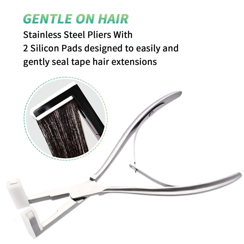 WXFHTDA hair extension pads for stable grip and even pressure.