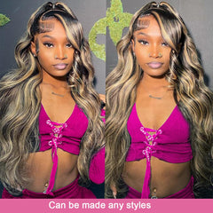WXG 13x6 lace front wig with deep parting for versatile styles