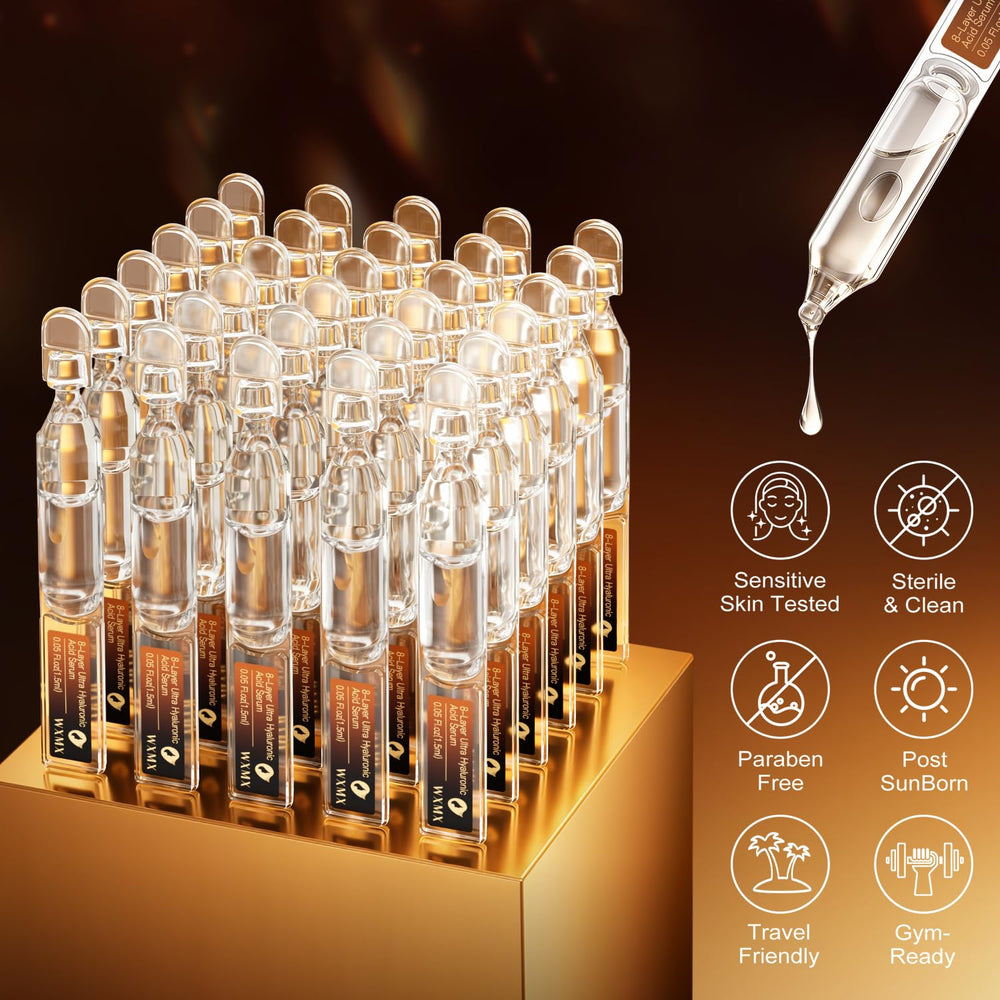 WXMX Serum delivers multi-layer hydration for all-day moisture.