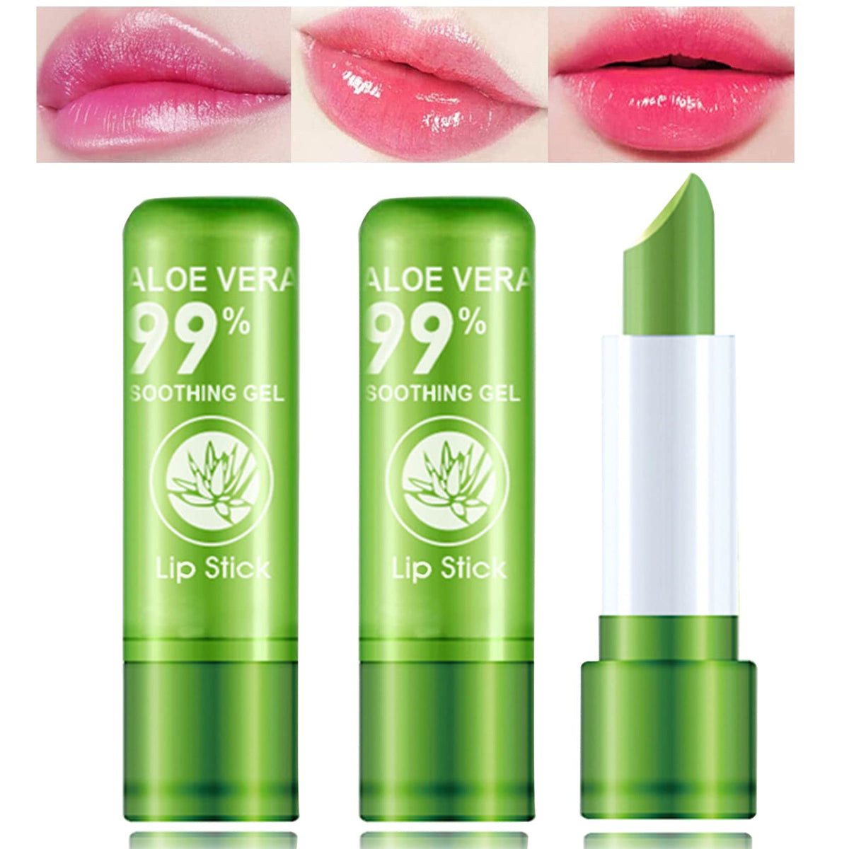 WYBLZPXZ barra labios aloe vera, hidratación duradera para labios suaves.