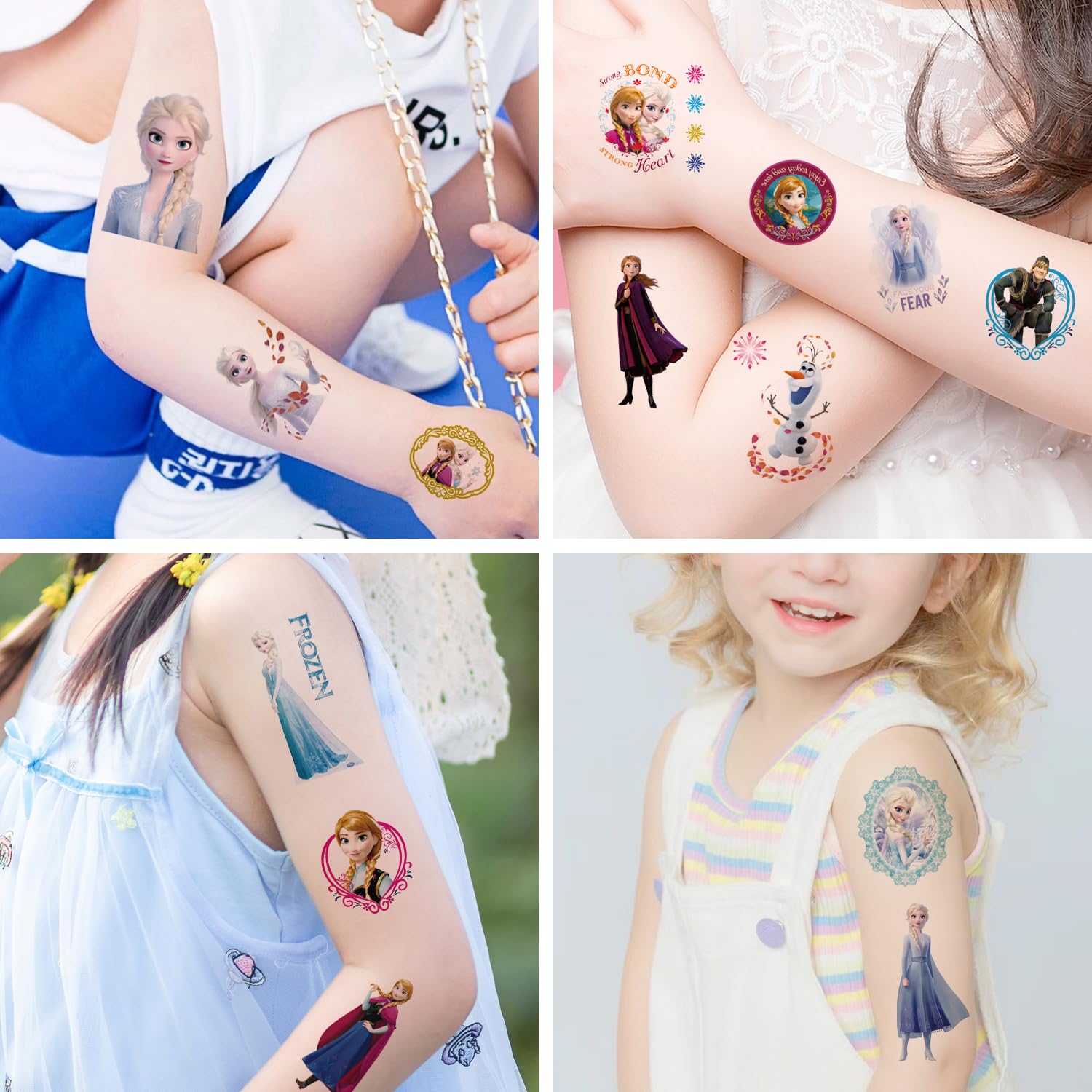 WYKDAG tatuajes temporales; instalación rápida y sencilla para invitados.