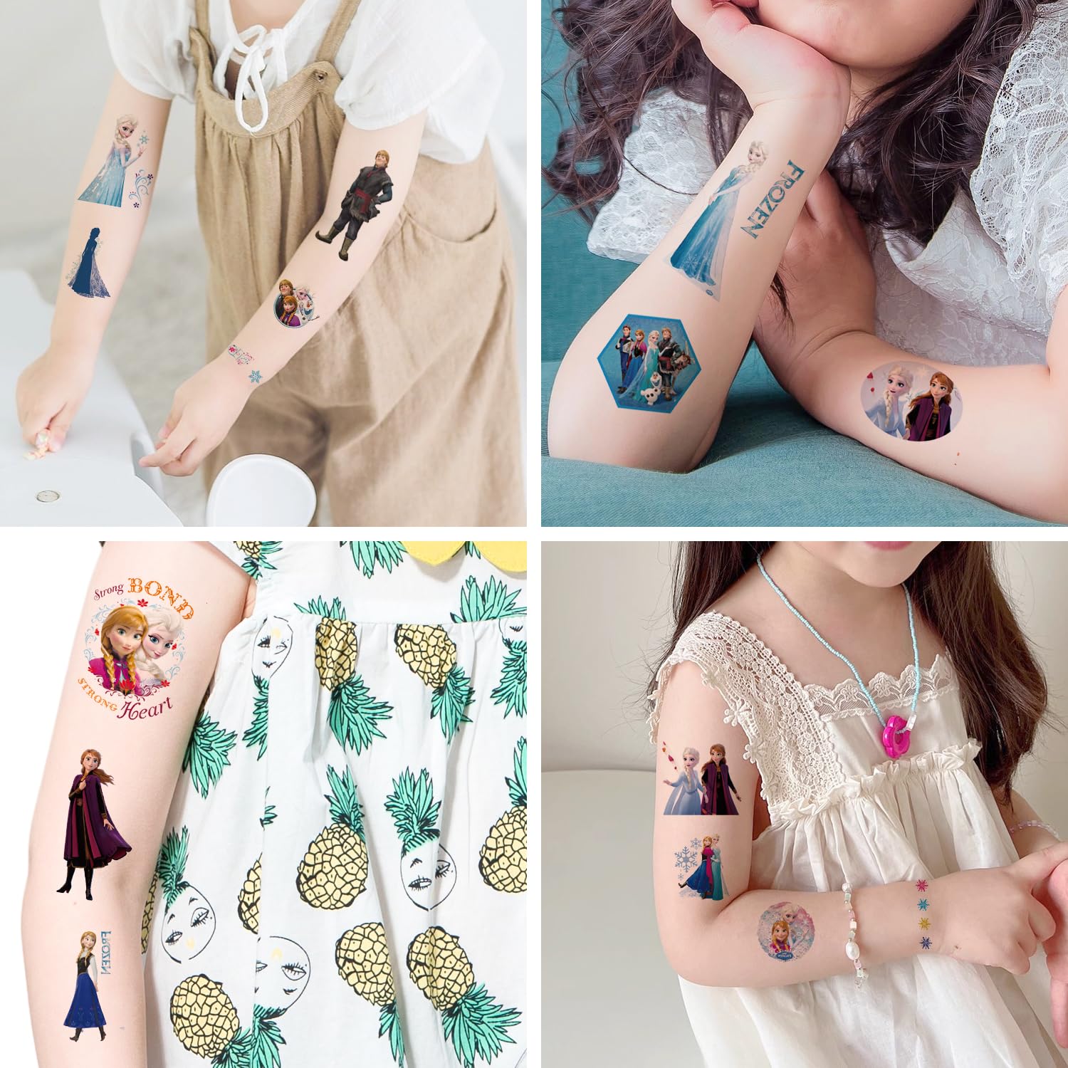 WYKDAG tatuajes temporales suaves para la piel; seguridad y comodidad.