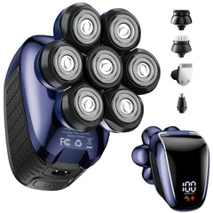 Wyklaus head shaver with 7D floating head for precise scalp grooming