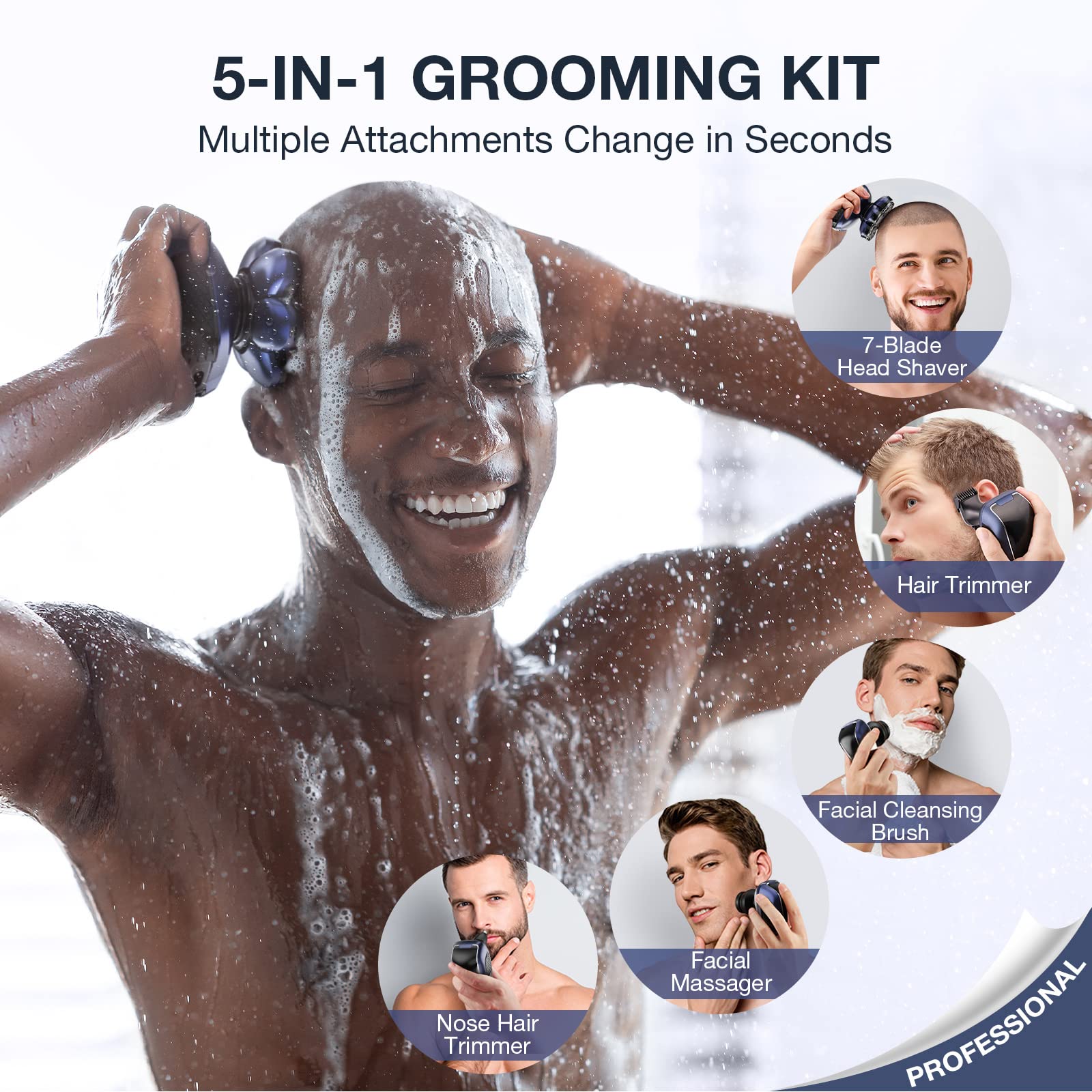 Wyklaus non-slip ergonomic handle ensures secure grip during use.