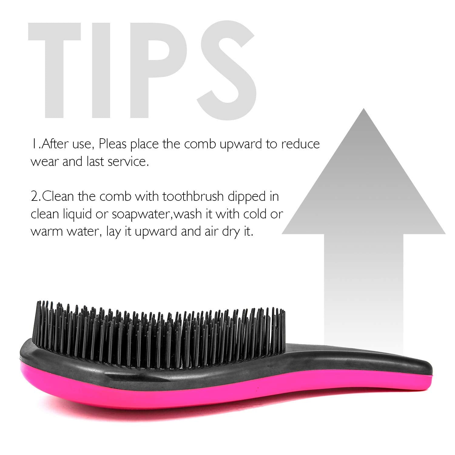 WYNK Detangling Brush with scalp massage action adds gentle stimulation for relaxed styling
