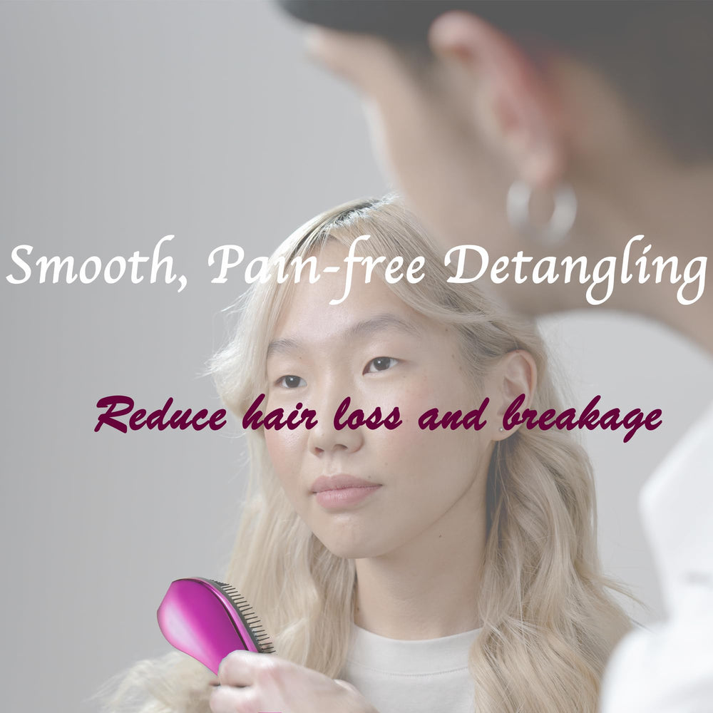 WYNK Detangling Brush for wet hair easing knots without snagging during routine shower