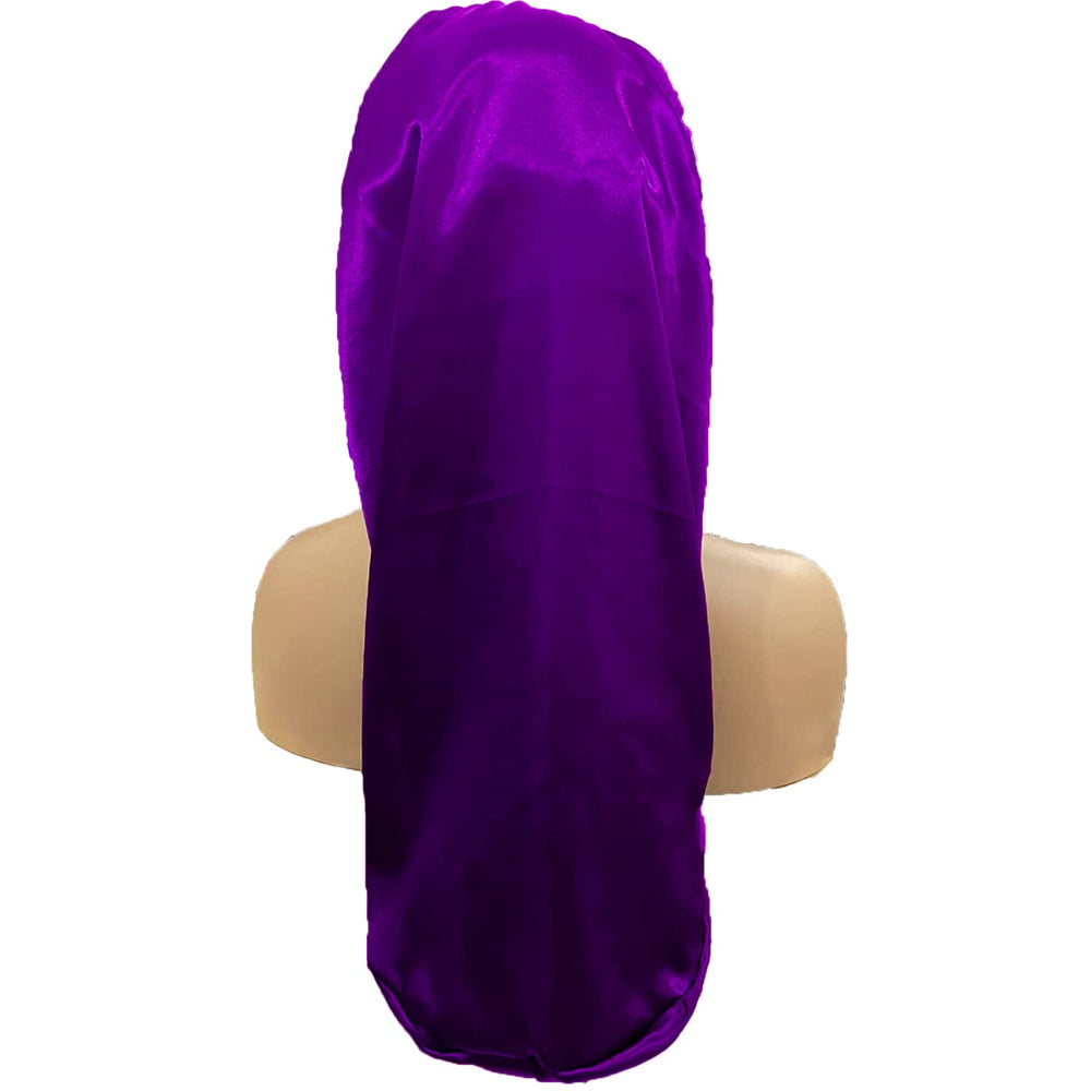 Bonete satinado de Wzl Wlg talla grande para cabellos largos