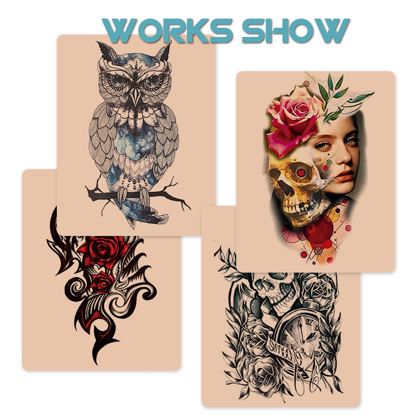 WZPB Tattoo Skin 6x8 work area supports full-scale designs.