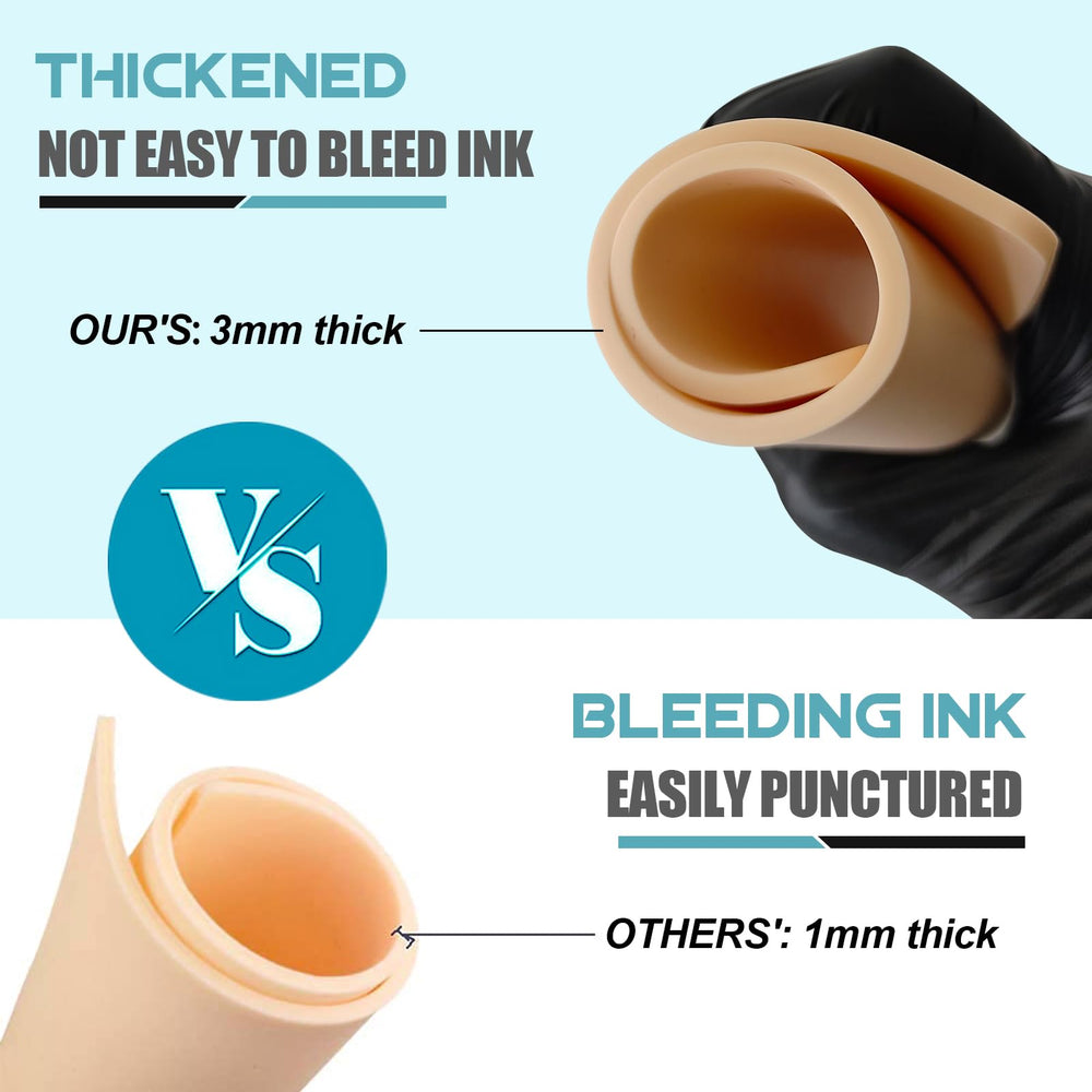 WZPB Tattoo Skin true-to-skin texture mimics live skin feel.