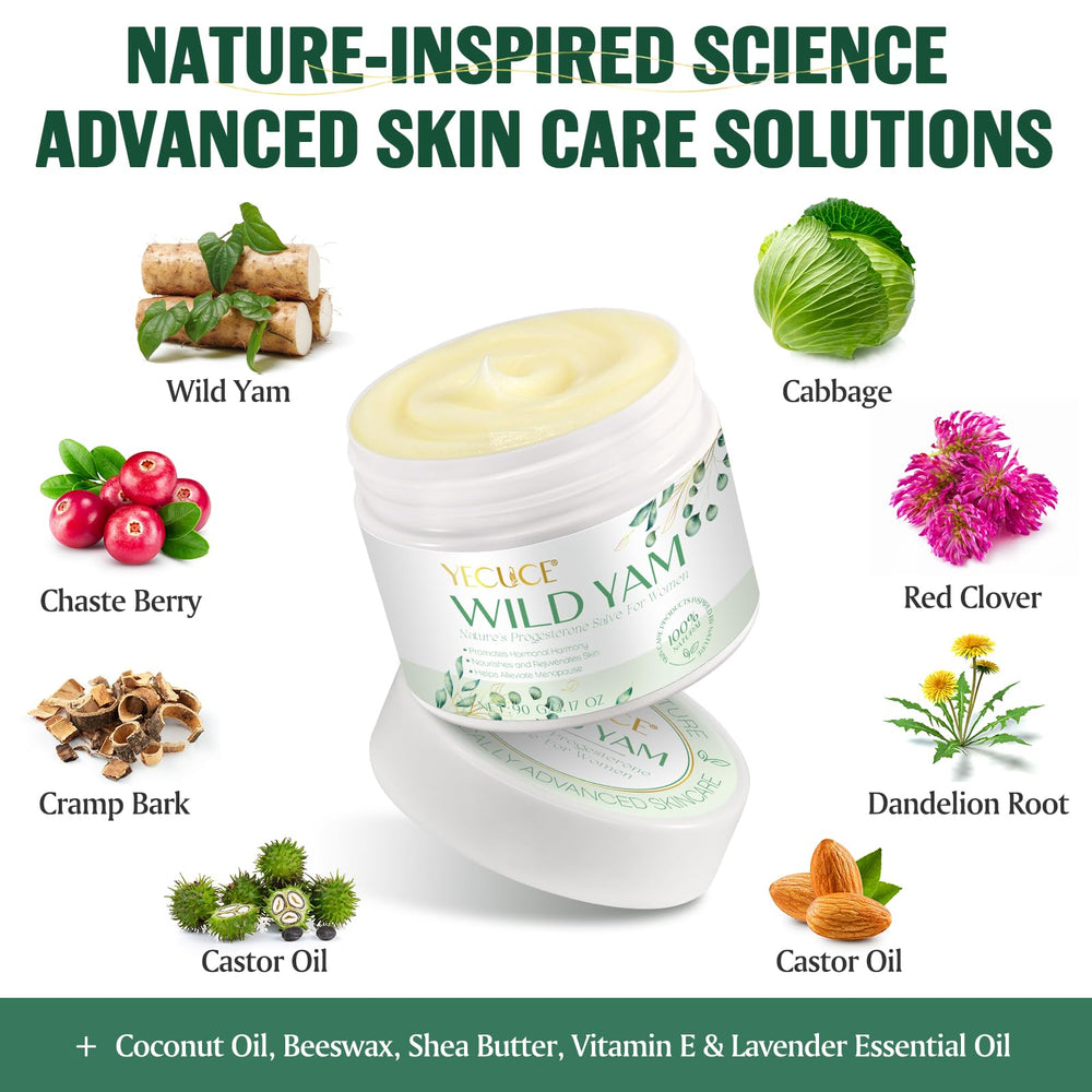 Xaarty crema yam silvestre, ingredientes naturales y vitaminas