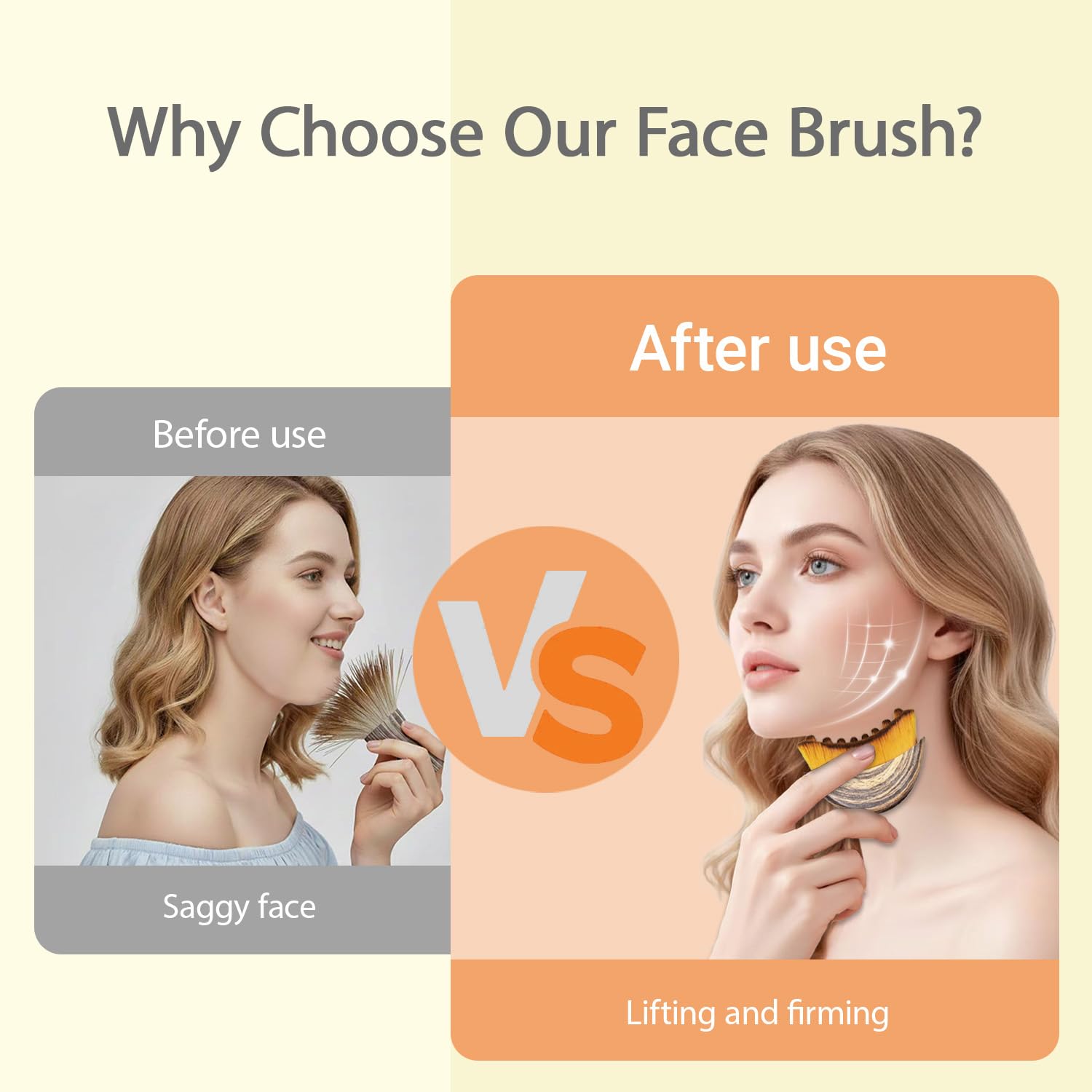 XALVRIONIX soft-bristles brush glides smoothly on sensitive skin.