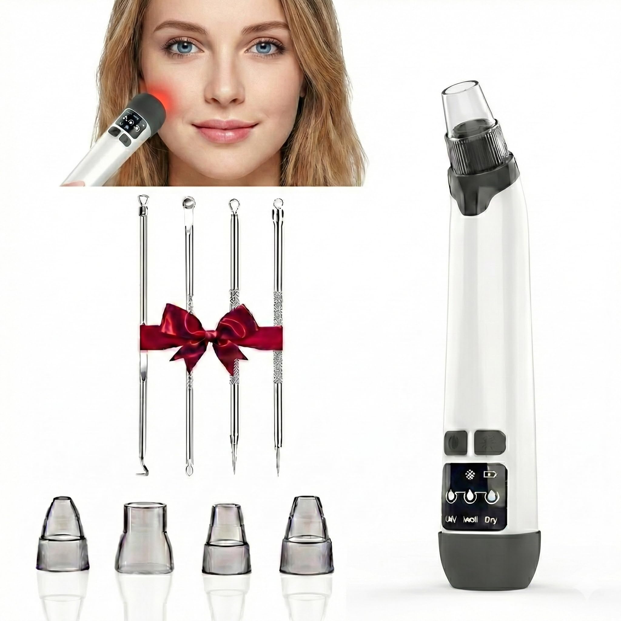 Xamoca Blackhead Remover Vacuum front view for at-home spa results