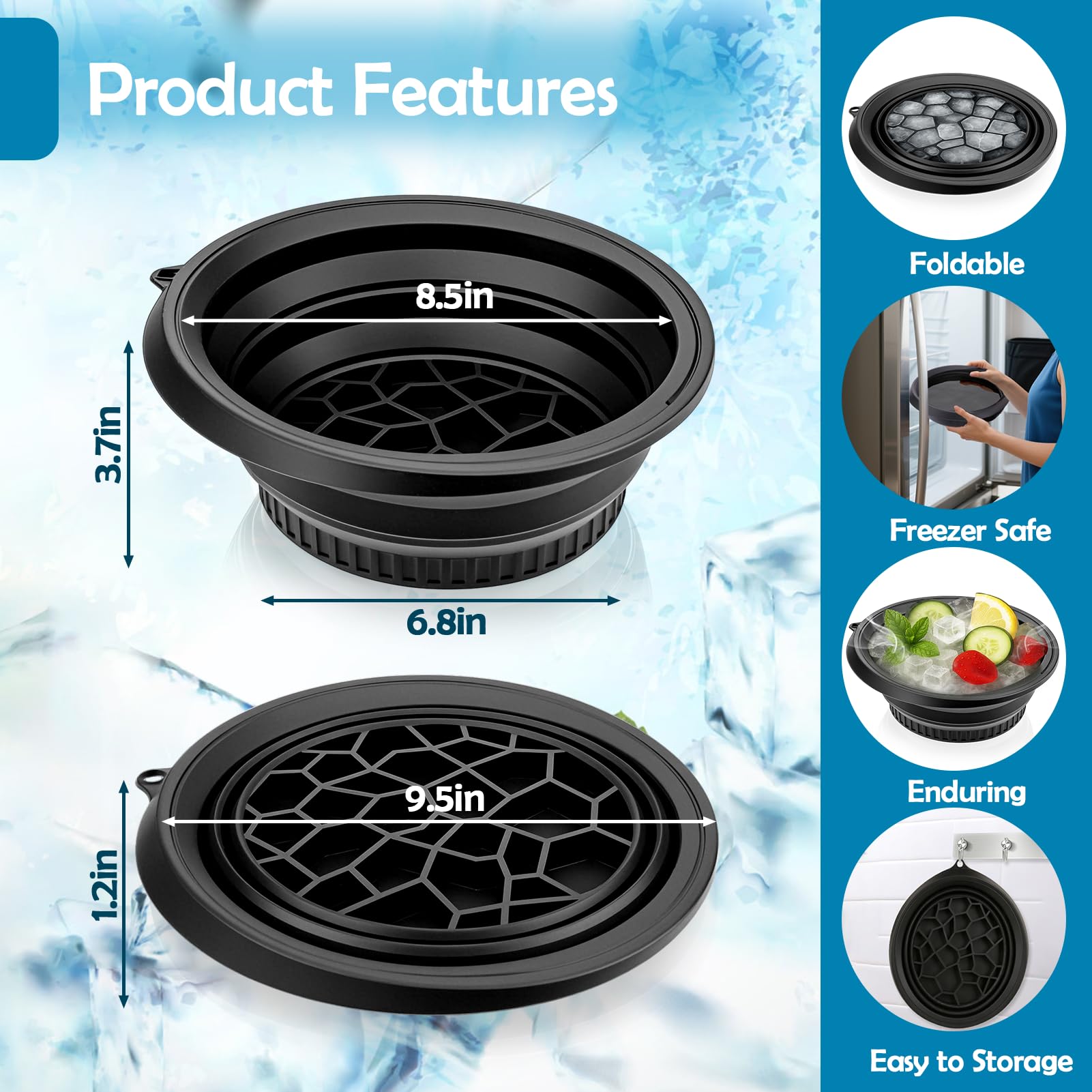 XANGNIER cold plunge therapy bowl supports full-face cooling sessions anywhere.