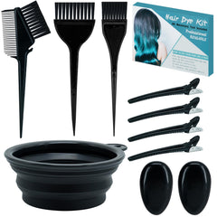 Xarchy 10pc hair bleach kit assembly for at-home coloring options.
