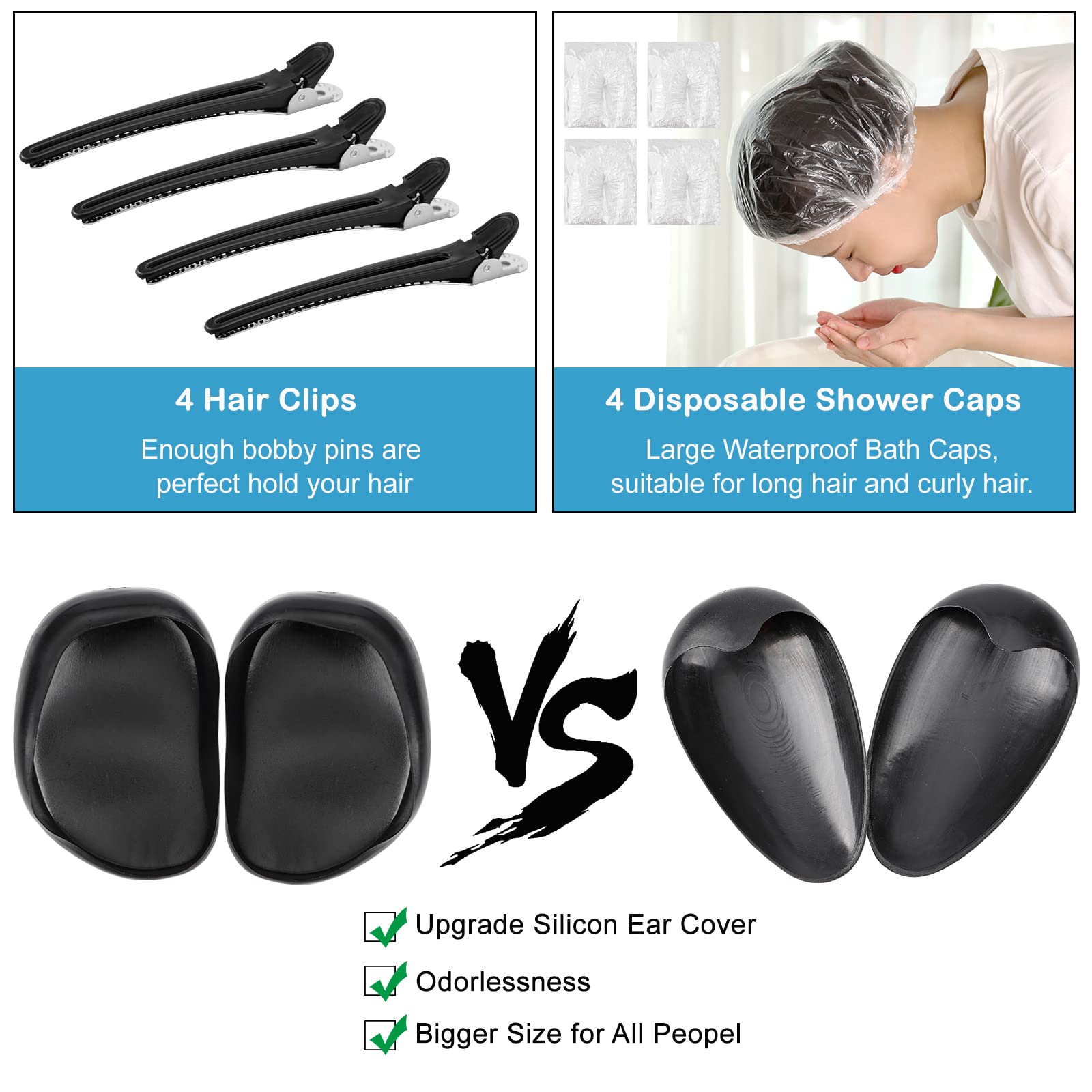 Xarchy hair clips secure sections for steady, controlled coloring.