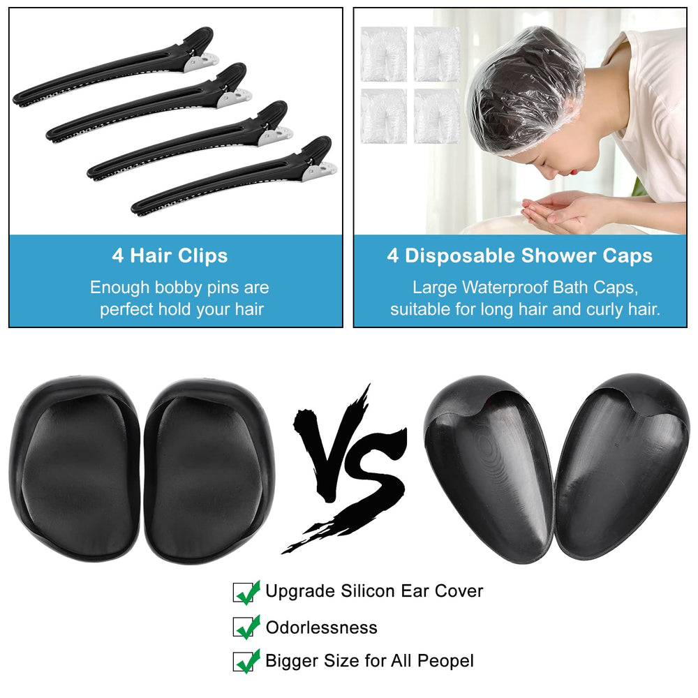 Xarchy hair clips secure sections for steady, controlled coloring.